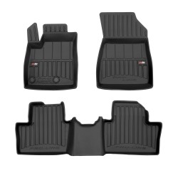 Tappetini per auto Proline 3D compatibili con Renault Austral dal 2022 in poi su misura in gomma | Note: Mild hybrid | Tipo Auto: SUV | Set di tappetini premium | Materiale TPE durevole | Bordi più alti